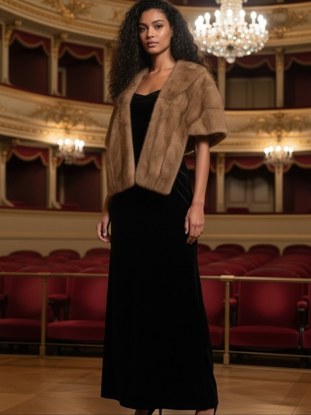 Vintage Maurice Roger Mink Fur Stole